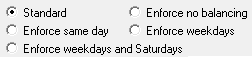5. Balance hours?
