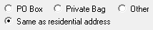 1. Postal address type