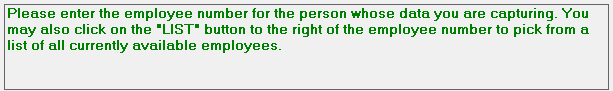 11. Help message