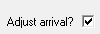 4. Adjust arrival?