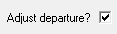 7. Adjust departure?