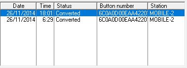 13. Related clock movements (if any), occurring in the same period