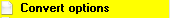 5. Convert options