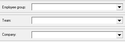 2. Choose from each list the applicable option