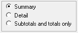 5. Do you wish to print a summary or detailed report?