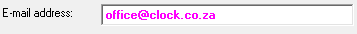 5. E-mail address