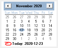 1. Calendar