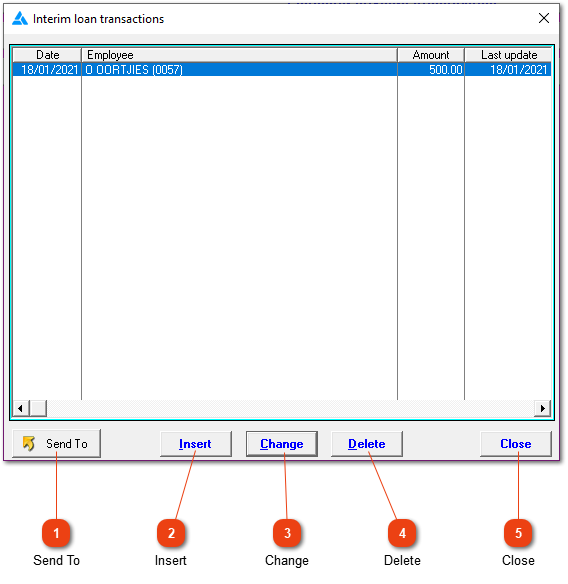 Interim loan transactions