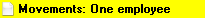4. Movements: One employee