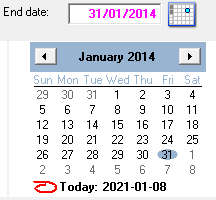 8. End date