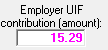 17. Employer UIF contribution