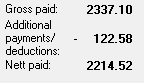 17. Pay information