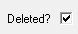 1. Deleted?