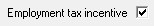 2. Employment tax incentive