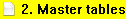 2. 2. Master tables