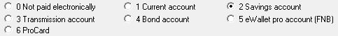 5. Bank Account Type